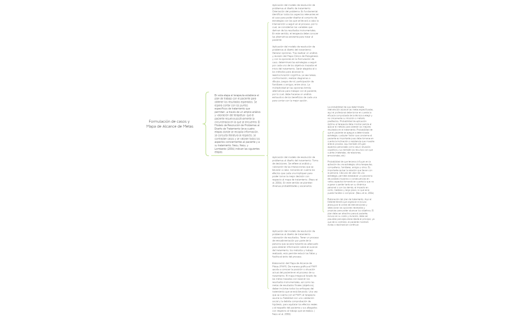 Formulación de casos y MAM