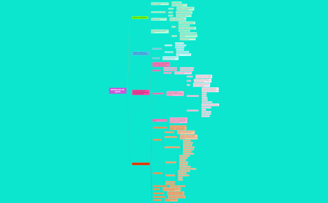 Identificación del talento- Administracion de recursos humanos