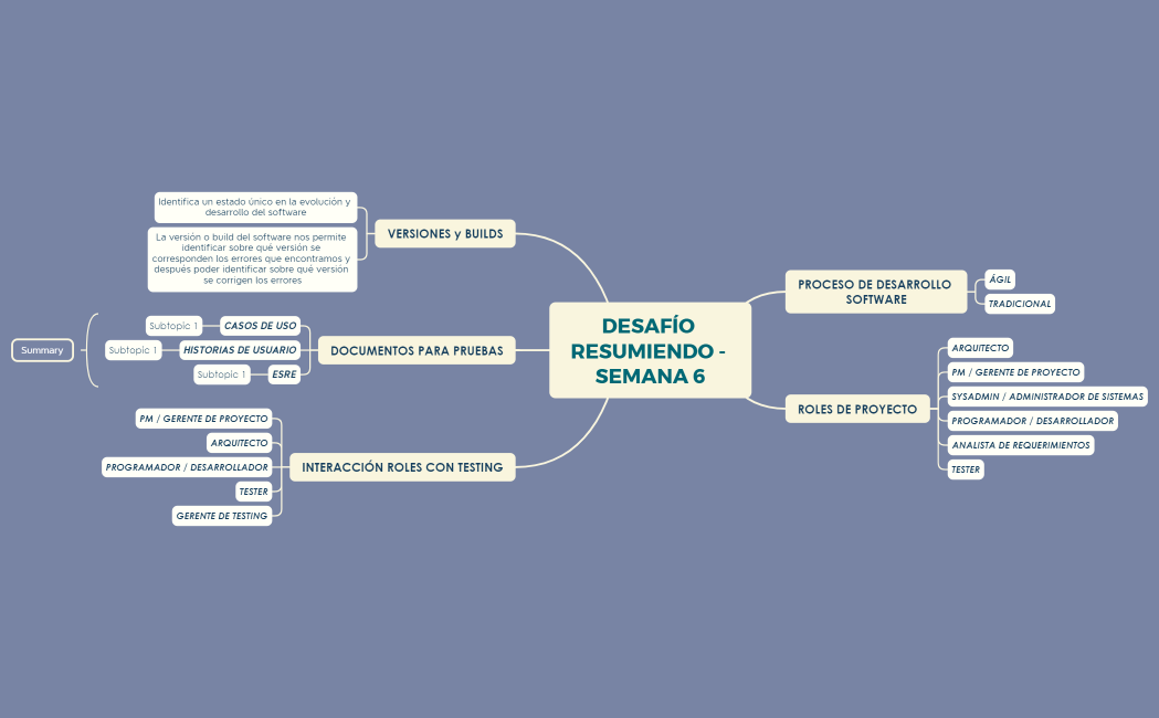 DESAFÍO RESUMIENDO - SEMANA 6