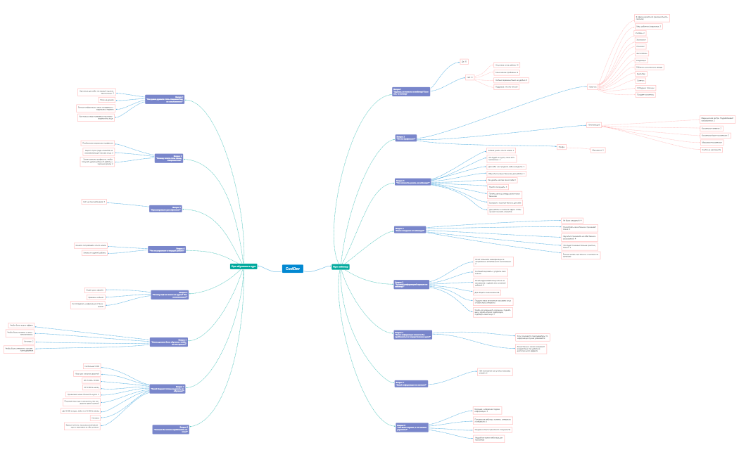 CustDev mind-карта