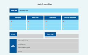 Agile Project Plan Template