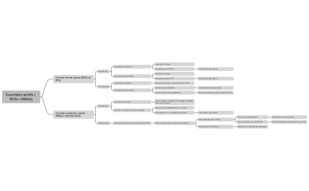 Courtiers actifs ( RCS+ ORIAS)