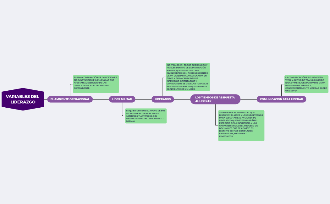 VARIABLES DEL LIDERAZGO