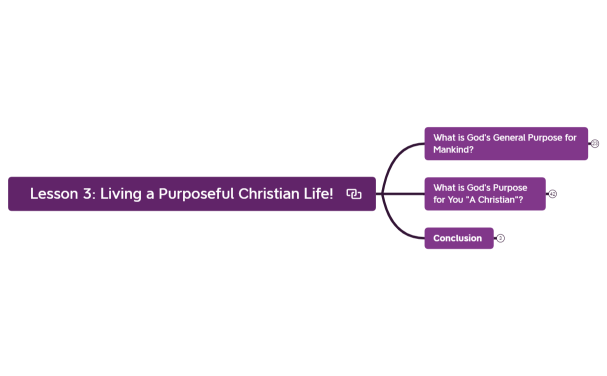 Lesson 3: Living a Purposeful Christian Life!