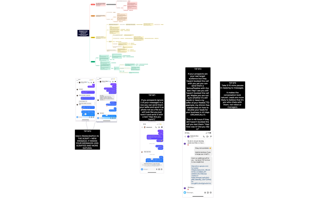 Engagement funnelfor small accounts (less than 50 interactions on a post) to DM followers