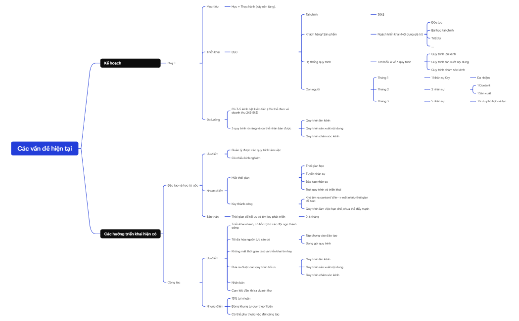 Các vấn đề hiện tại