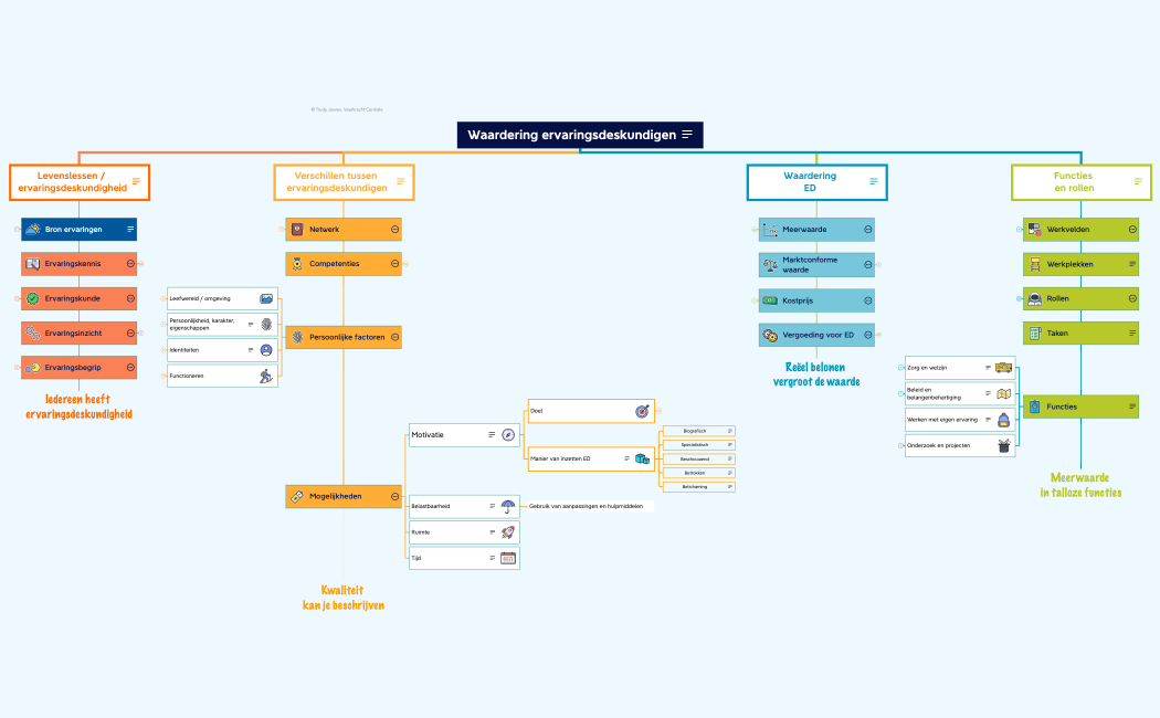 Typering en waardering inzet ervaringsdeskundigen