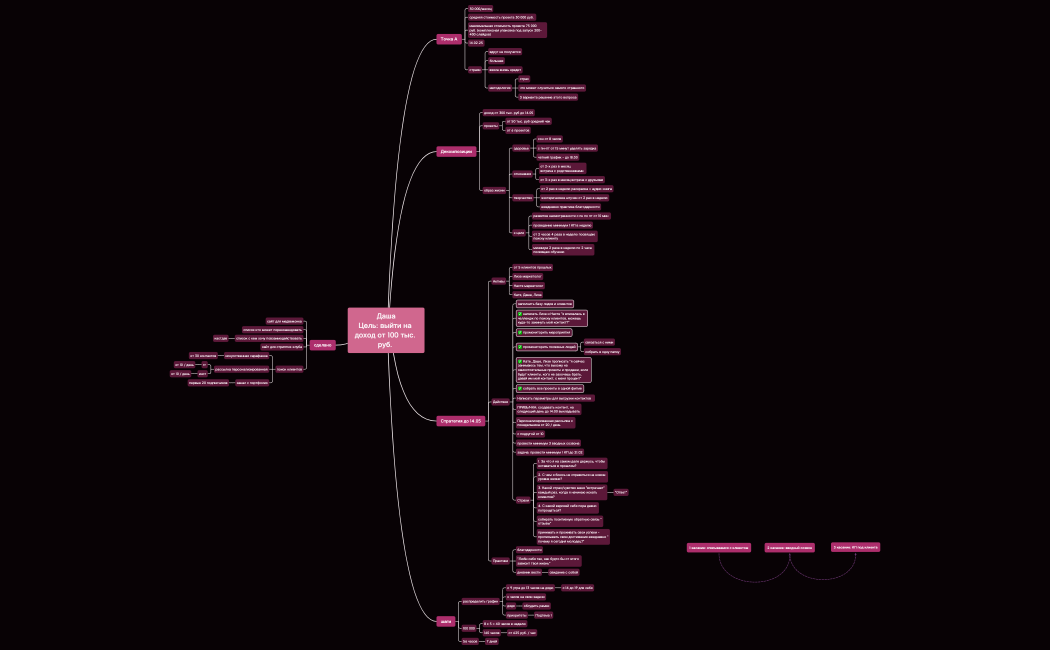 Даша Цель: выйти на доход от 100 тыс. руб. 