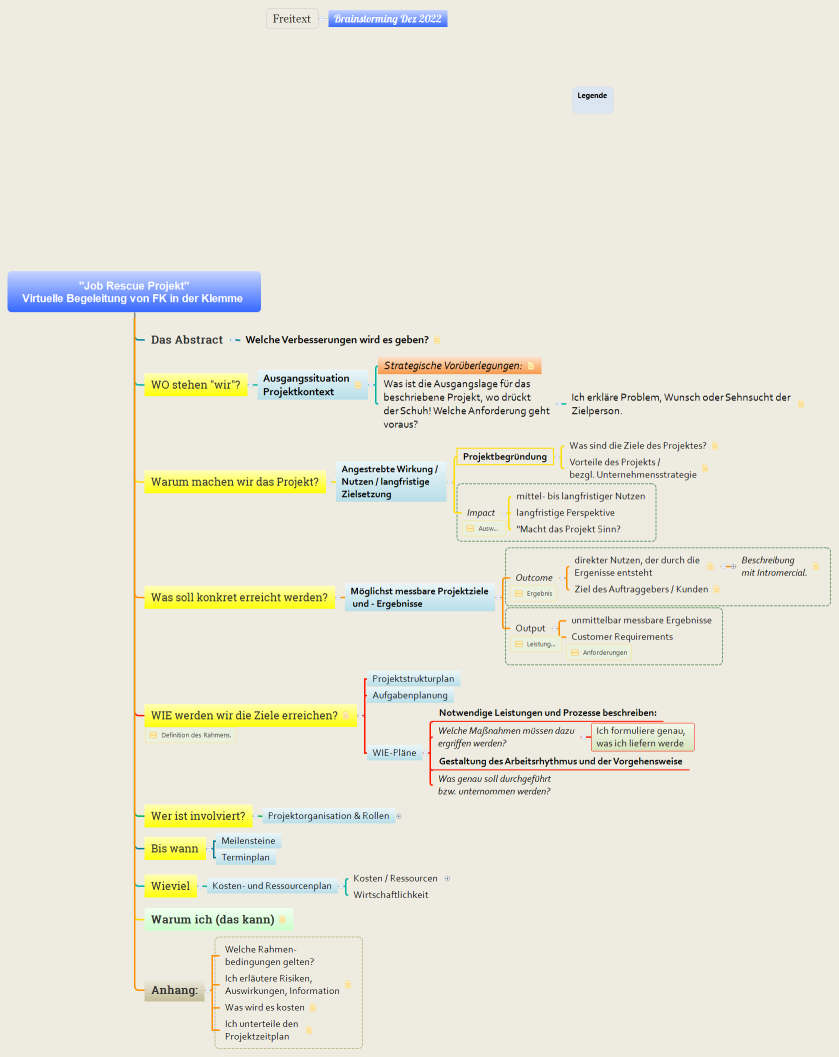 "Job Rescue Projekt" Virtuelle Begeleitung von FK in der Klemme 