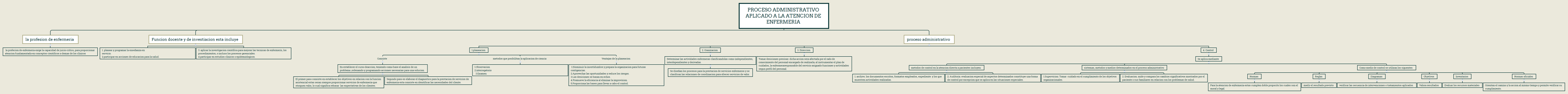 proceso administrativo aplicado a la atencion de enfermeria 