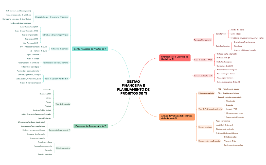 GESTÃO FINANCEIRA E PLANEJAMENTO DE PROJETOS DE TI