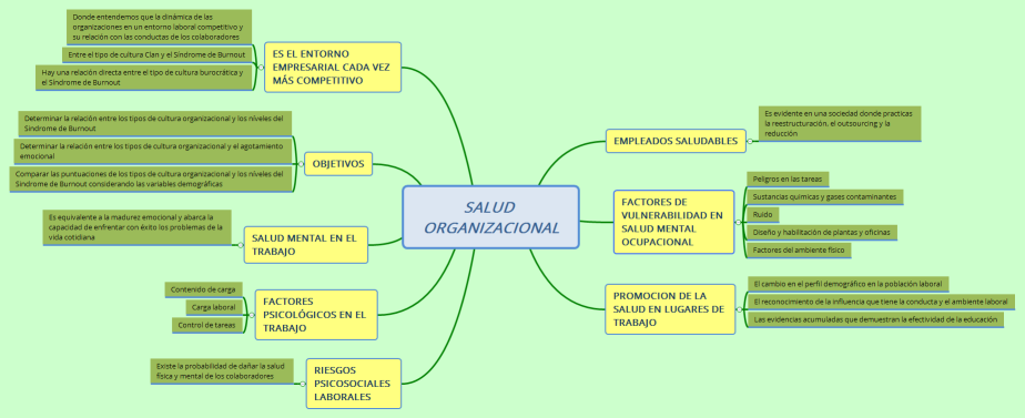 SALUD ORGANIZACIONAL
