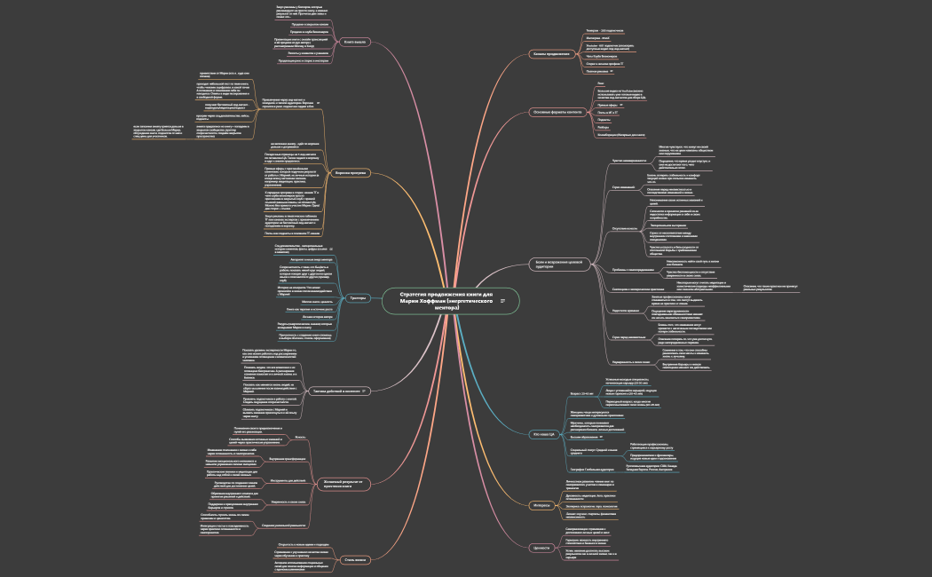 После встречи. Стратегия продвижения книги для Марии Хоффман (энергетического ментора)