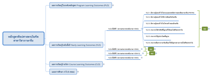 หลักสูตรศิลปศาสตรบัณฑิตสาขาวิชาภาษาจีน