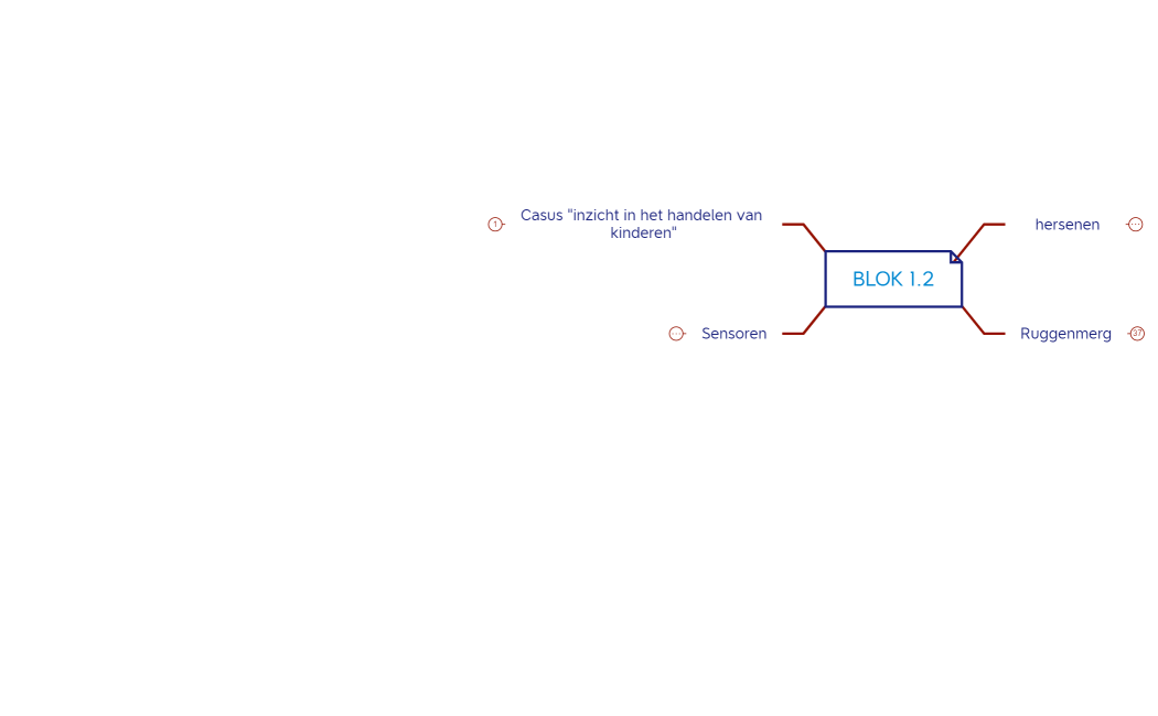 Mindmap blok 1.2 leerpad A