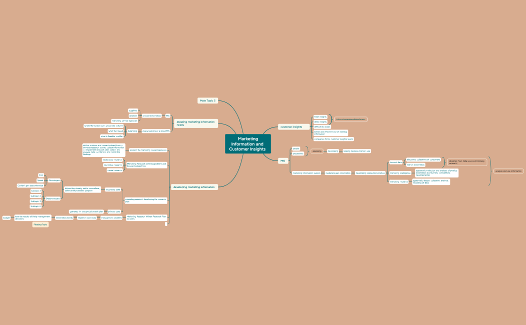  Marketing Information and Customer Insights 