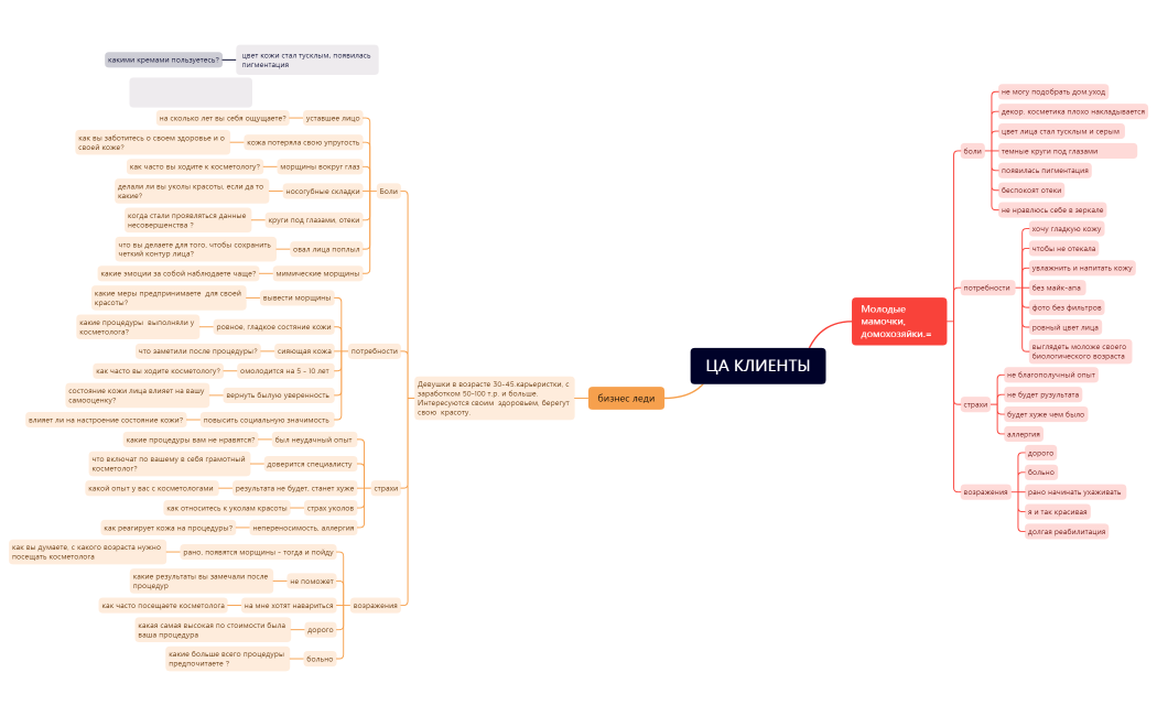 ЦА КЛИЕНТЫ.xmind