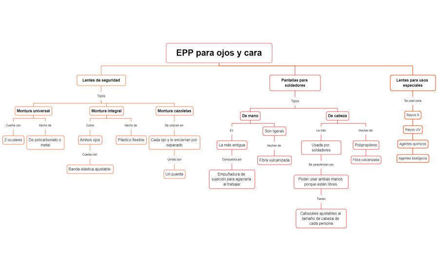 EPP para ojos y cara