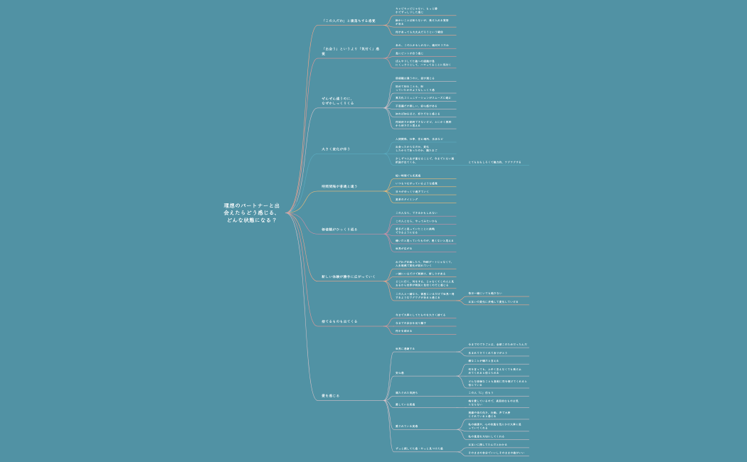 理想のパートナーと出会えたらどう感じる、どんな状態になる？.xmind