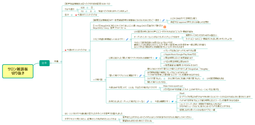 220626【音声有益情報まとめ】トピック切り抜き配信（626~）