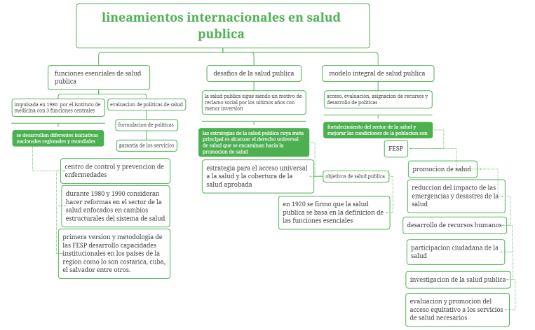 lineamientos internacionales en salud publica 
