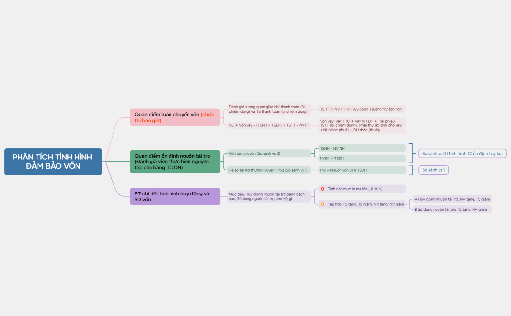 PHÂN TÍCH TÌNH HÌNH ĐẢM BẢO VỐN