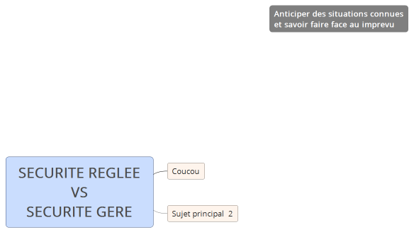 SECURITE REGLEE VS SECURITE GERE