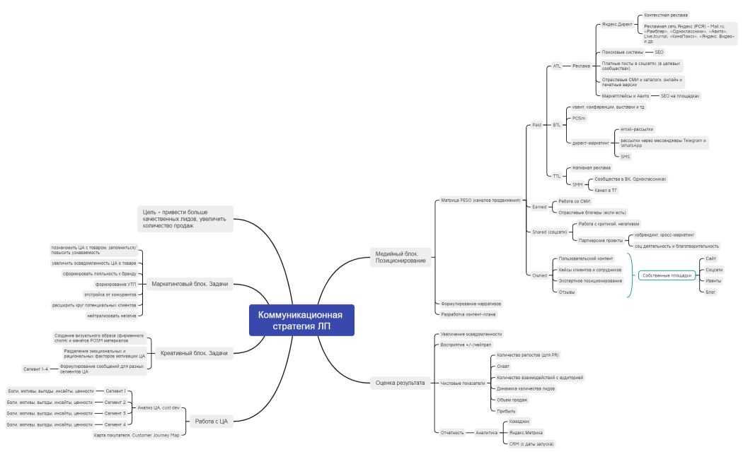 Коммуникационная стратегия ЛП