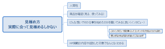 見極め方 実際に会って見極めるしかない