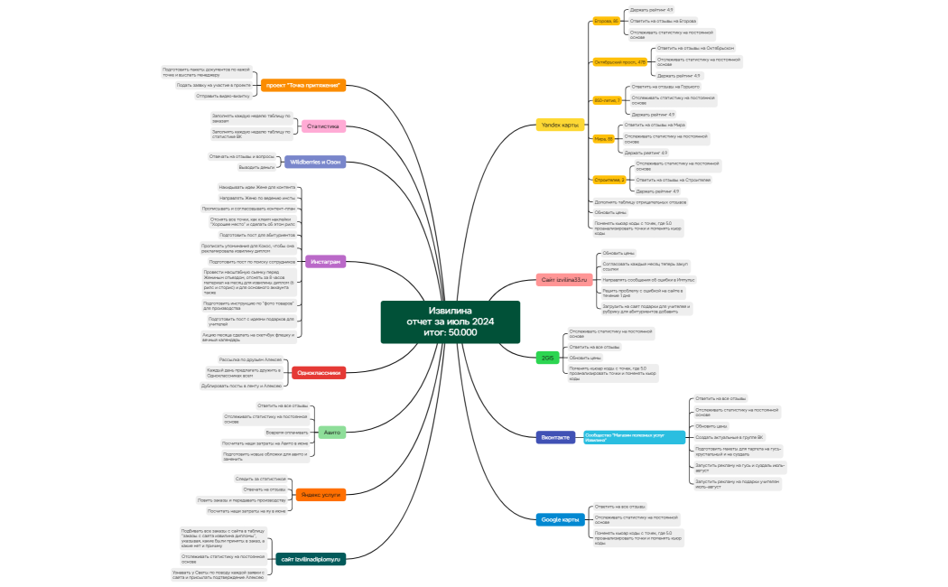 Извилинаотчет за июль 2024итог 50.000