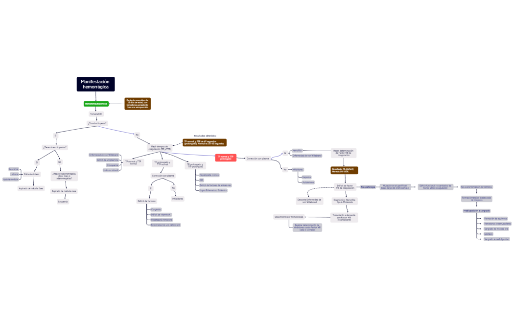 Manifestación hemorrágica