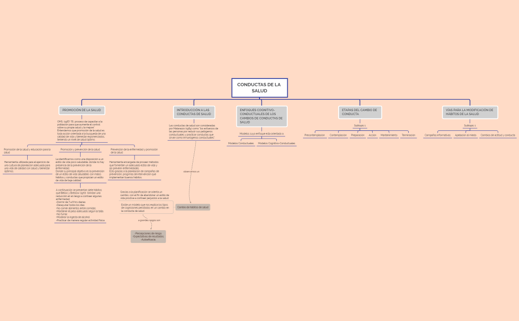 Conductas de la salud