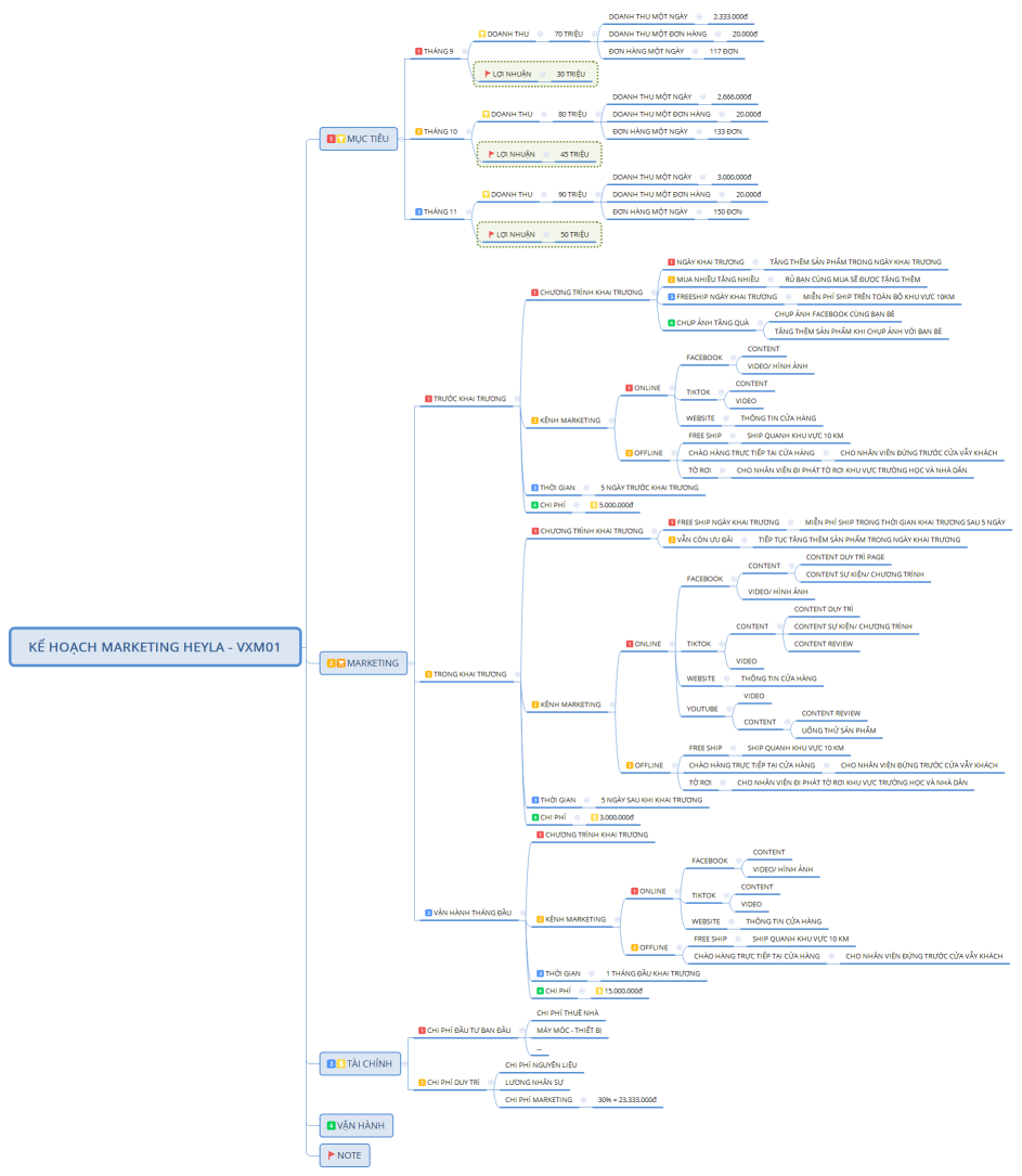 KẾ HOẠCH MARKETING HEYLA - VXM01