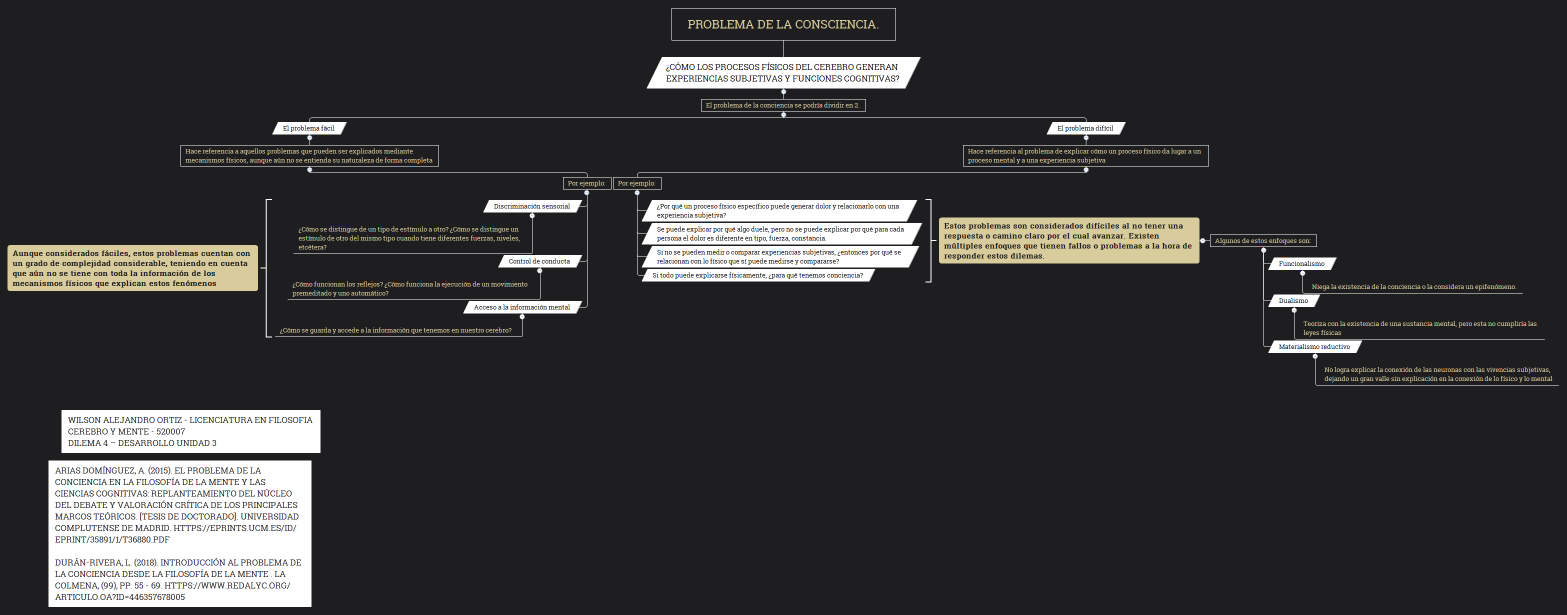 Problema de la consciencia.