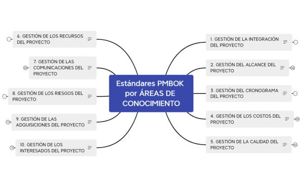 AREAS GUIA DEL PMBOK