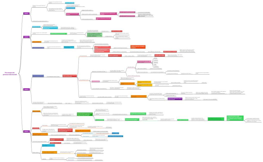Psicologia dei processi decisionali - lezioni