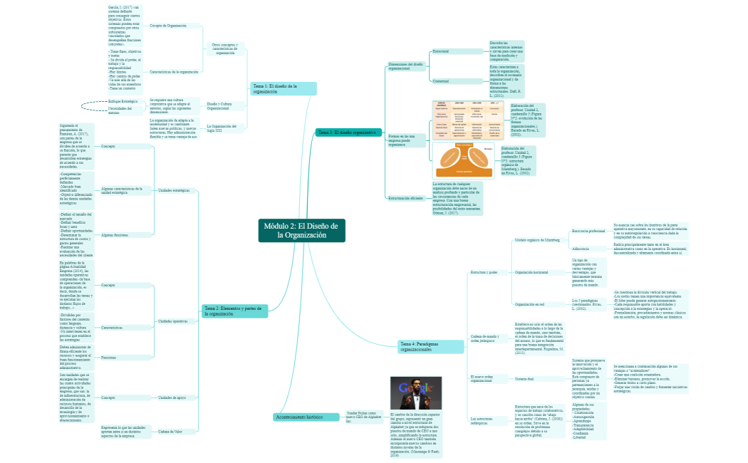 Módulo 2 El diseño de la organización