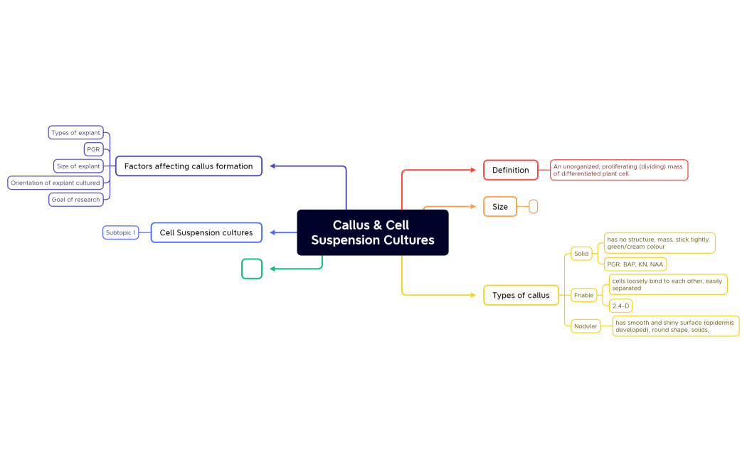 Callus & Cell Suspension Cultures