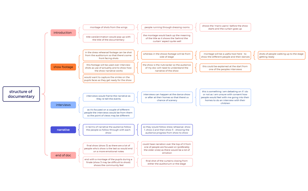 structure of documentary