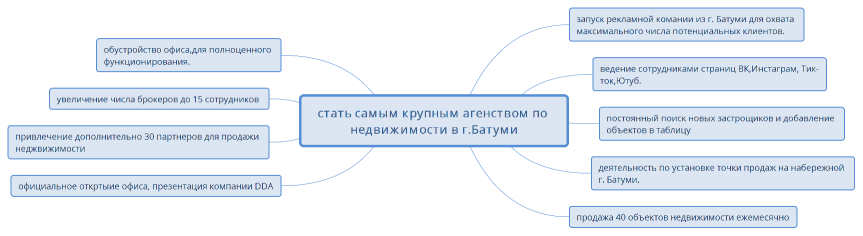 стать самым крупным агенством по недвижимости в г.Батуми
