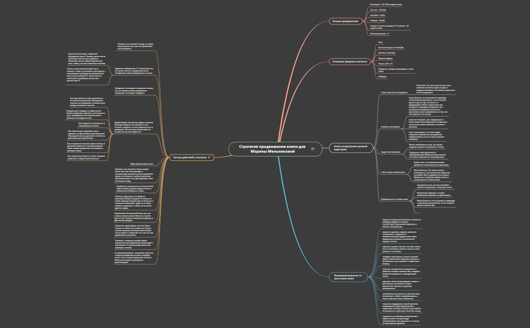 Стратегия продвижения книги для Марины Мельниковой